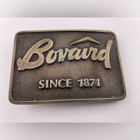 C.M. MONTGOMERY Other - VINTAGE 1970s **BOVAIRD - SINCE 1871** OILFIELD SUPPLY COMPANY BUCKLE‌